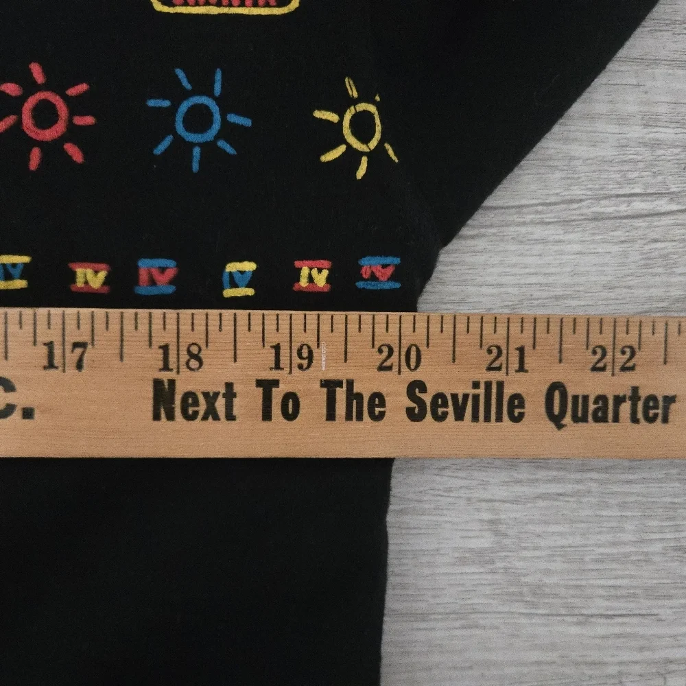 Vintage Recreation Multicolor Sweater Sweatshirt Womens Medium Geometric Colorfu - Picture 5 of 6